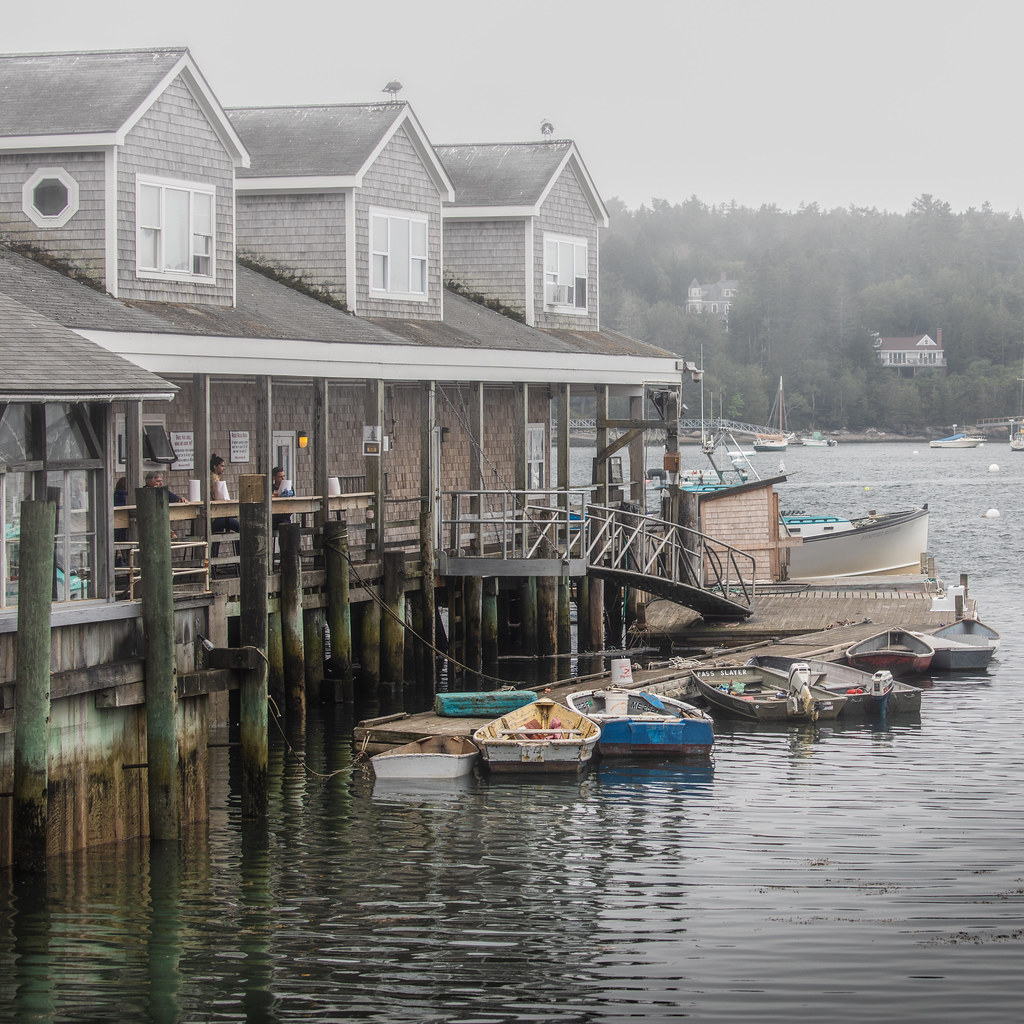 southwest harbor In the Northeastern state of Maine, Mount… Flickr