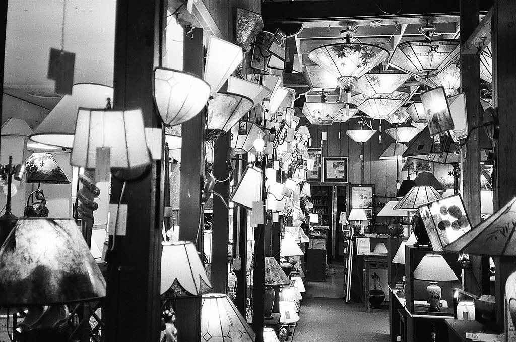 Lamps Galore Olympus XA, TriX Timothy Lewis Jr. Flickr