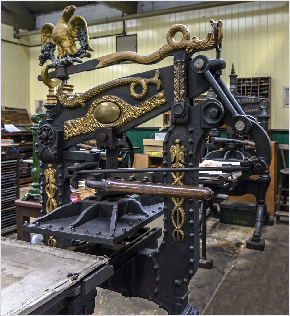 Columbian Printing Press Invented in 1812 by Clymer… Flickr
