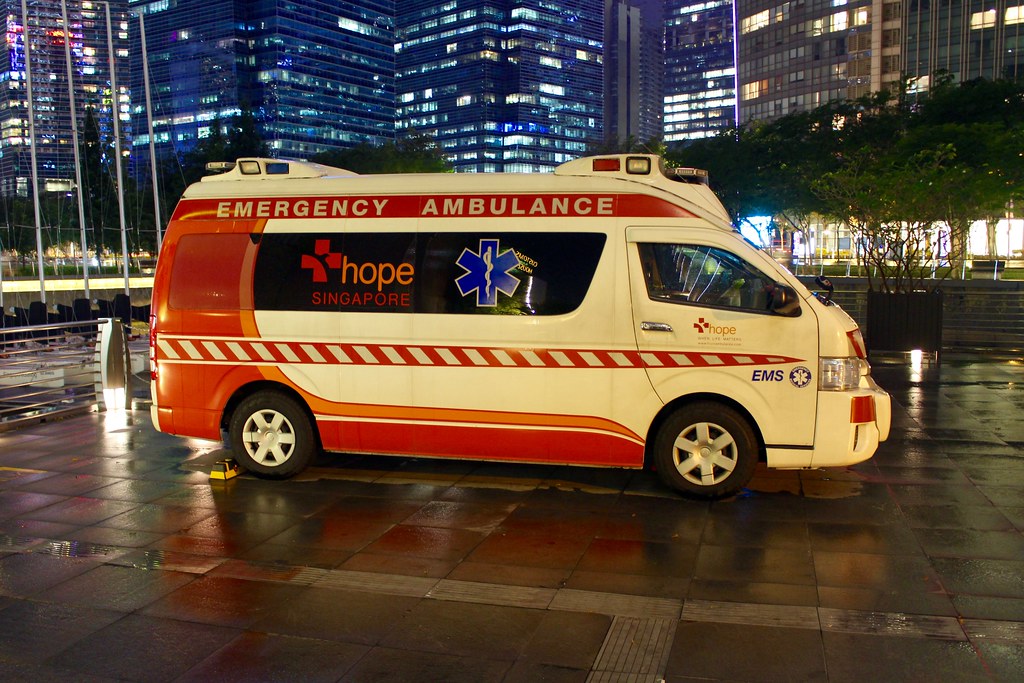 Singapore Ambulance Toyota Hiace in Singapore. So Cal Metro Flickr