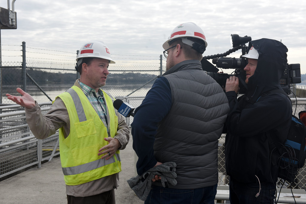 Justin Michaels reports for Weather Channel at Old Hickory… Flickr