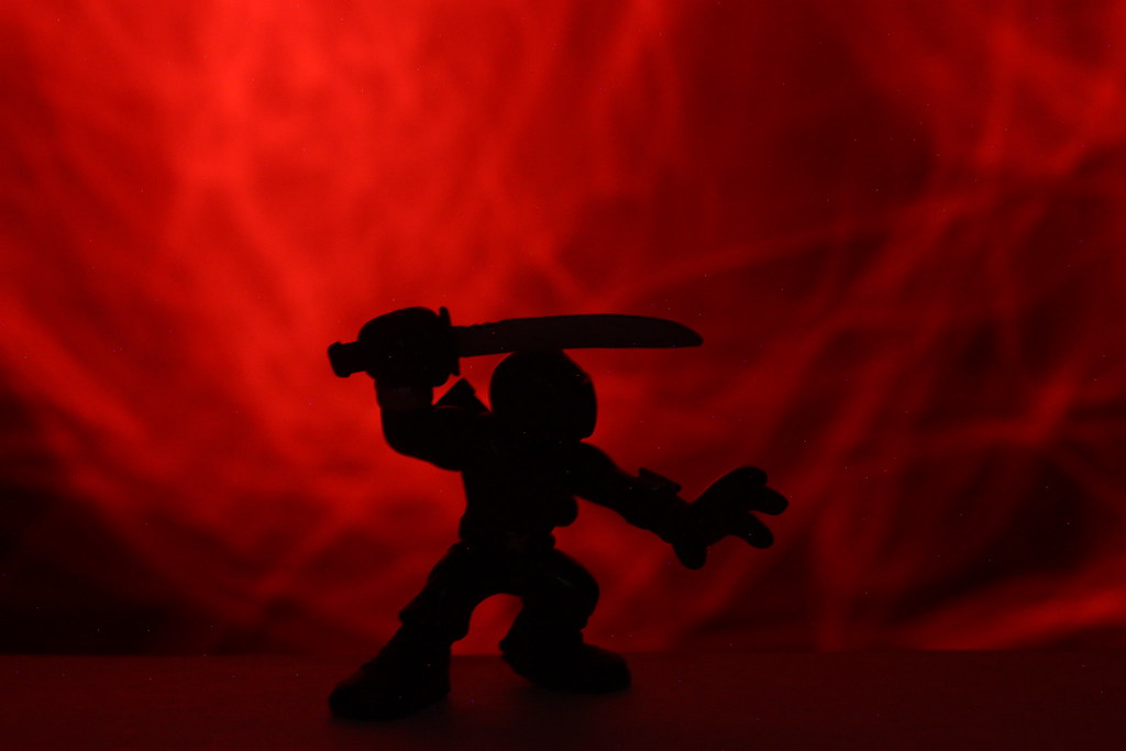 Snake Eyes Light painting with an action figure silhouette… BenPic09 Flickr