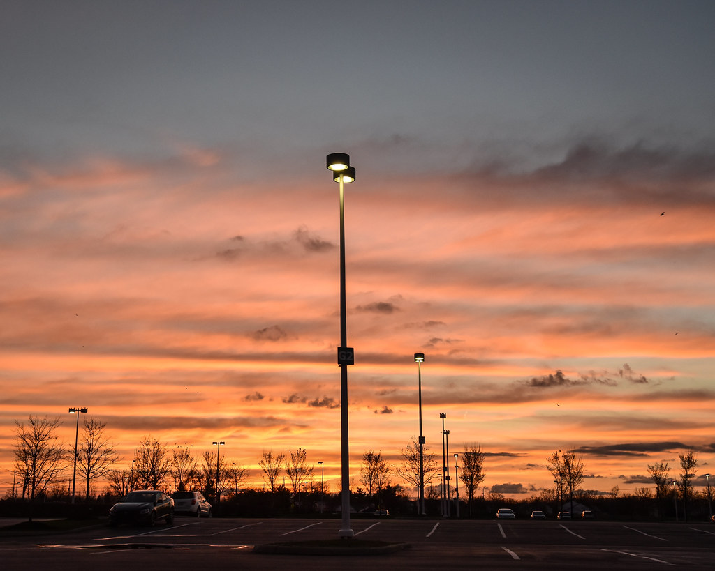 Parking Lot Sunset a photo on Flickriver