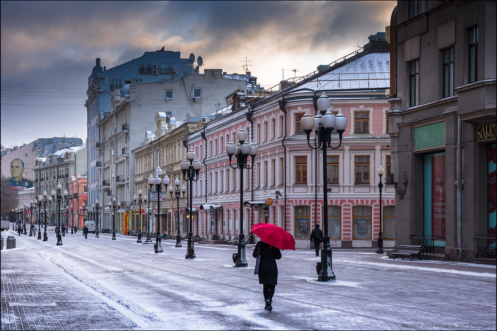 March weather in Moscow. March weather in Moscow. Arbat St… Flickr