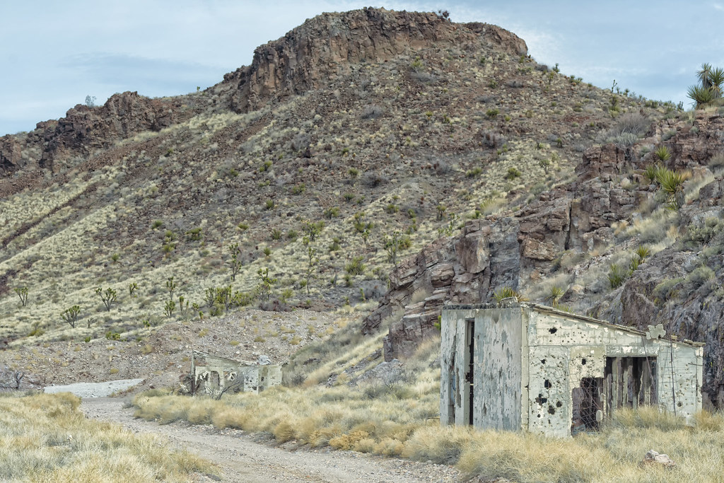 Juan Nevada A ghost town south of Searchlight Nevada in th… Flickr
