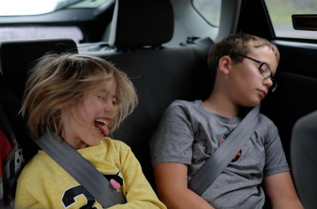 Quick survey of back seat passengers.. .. shows 33 nappin… Flickr