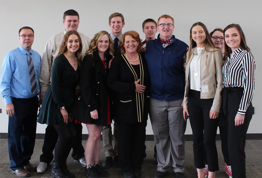 HopePage High School U.S. Senator Heidi Heitkamp today me… Flickr