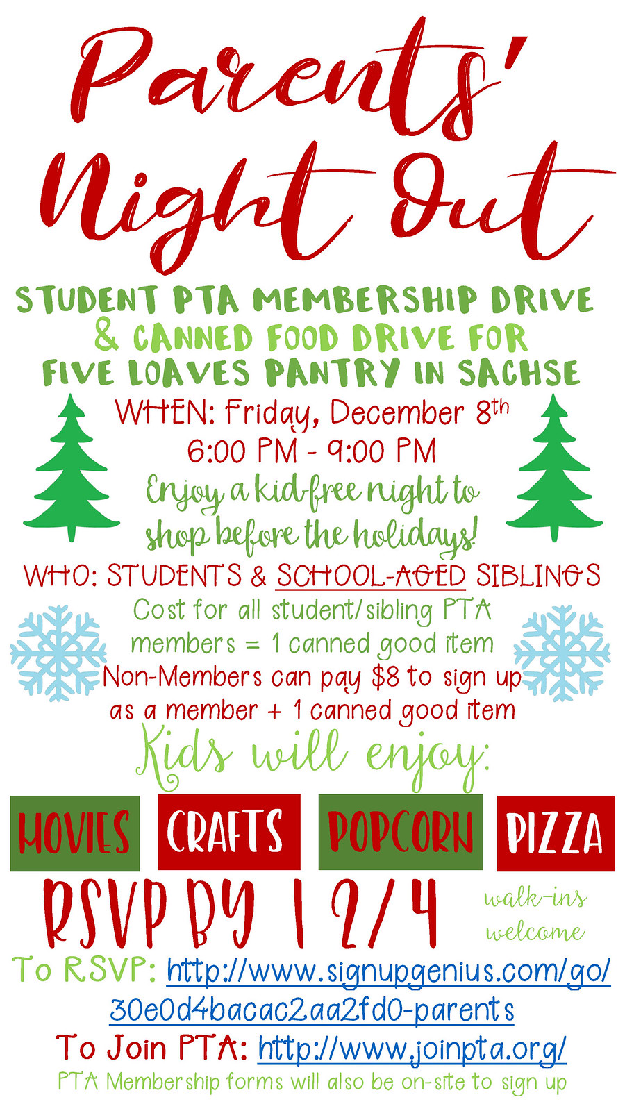 Parents Night Out, PM Akin Elementary PTA, Wylie ISD Flickr