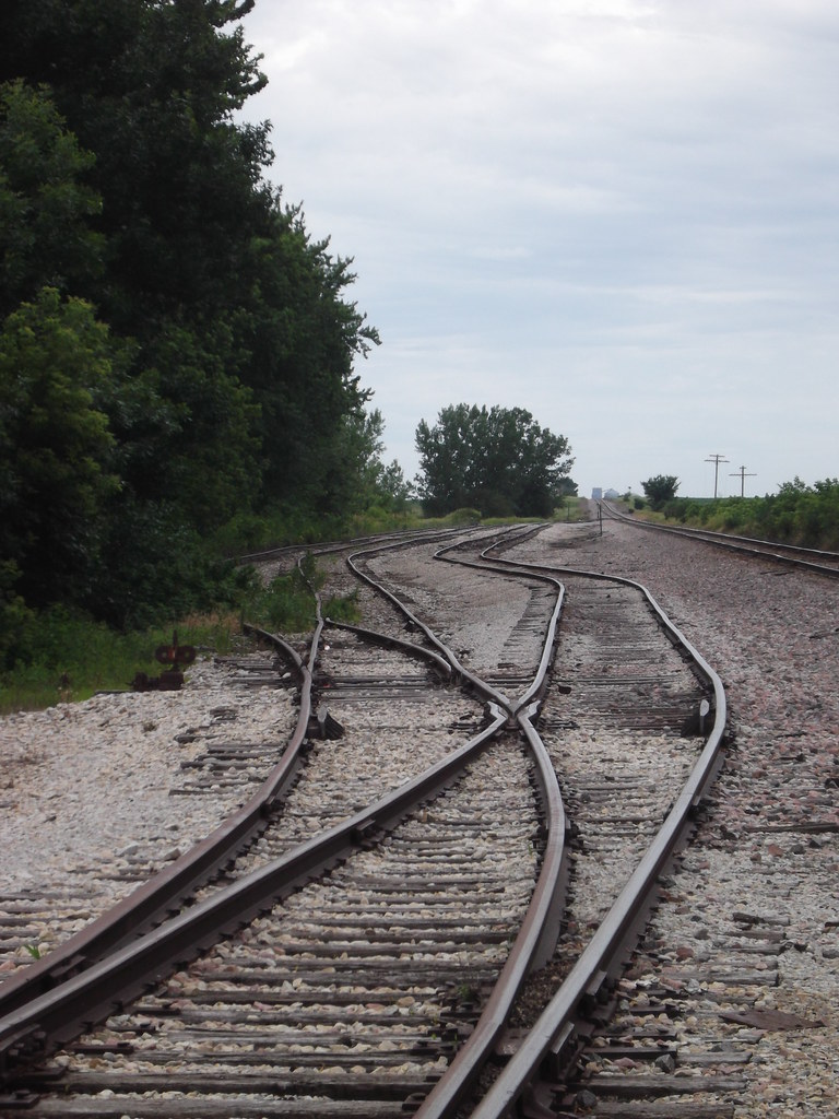 Blairsburg, Iowa, Illinois Central Railroad, Track a photo on Flickriver