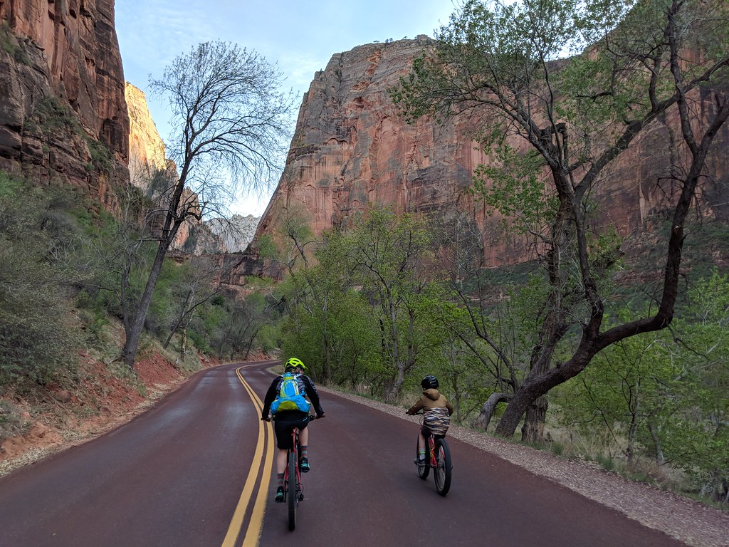 Biking through Zion National Park MakerL,Date2017827,V… Flickr