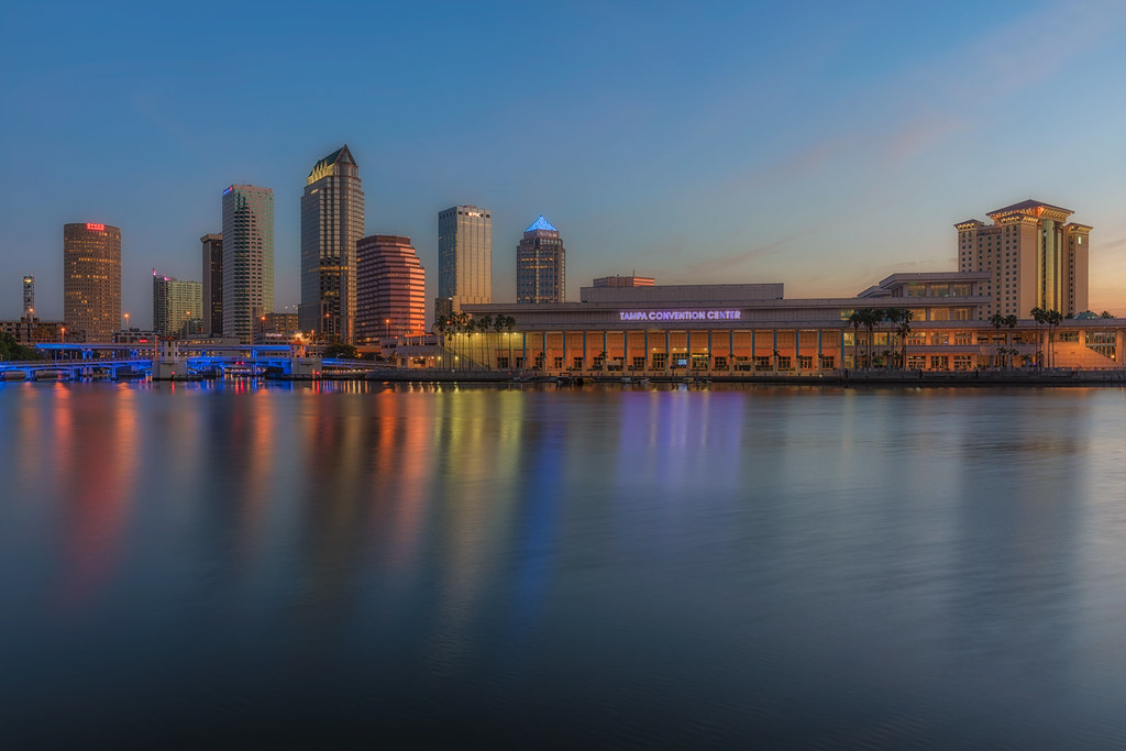 Tampa Skyline Sunrise a photo on Flickriver