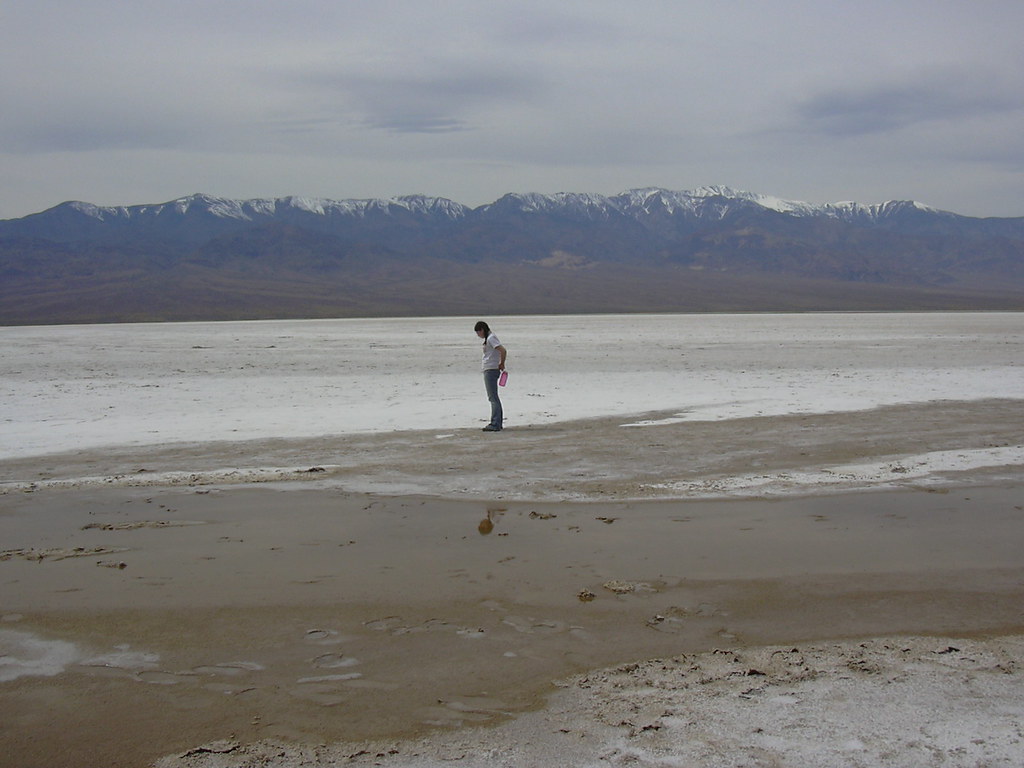 Me in Death Valley salt beds Rebecca Egger Flickr