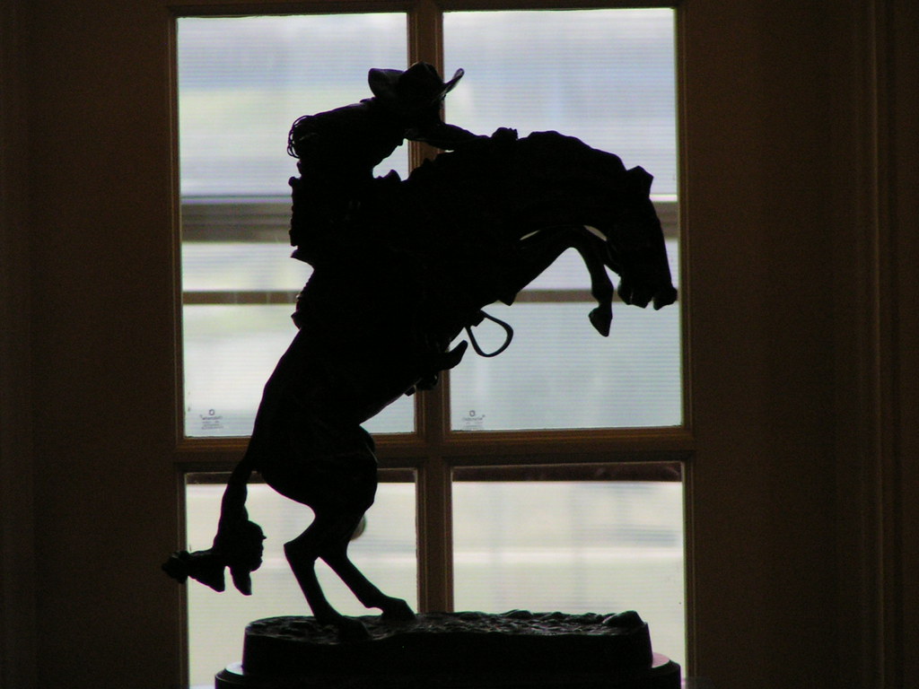 Duplicate of Remington Sculpture in Clinton Oval Office Flickr