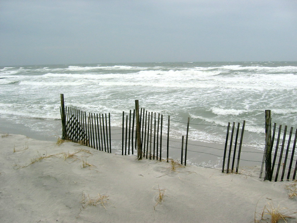 Ocean taking over land The beach is eroding, they say. Wav… Flickr