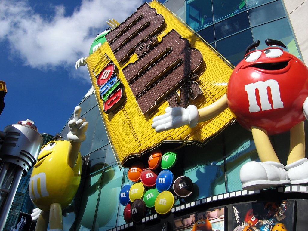 The M&M store, Las Vegas I had no idea you could have a st… Flickr