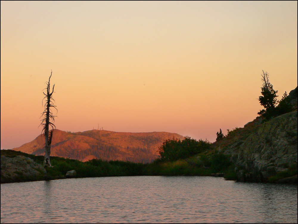 Sunset on the Lake 1 Sanford Lake, CA Tom Stahl Flickr
