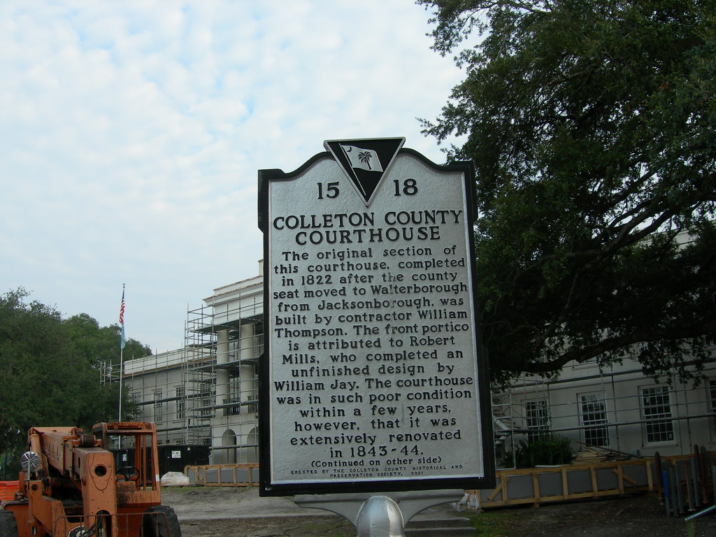 Colleton County Courthouse Marker Walterboro, South Caroli… Flickr