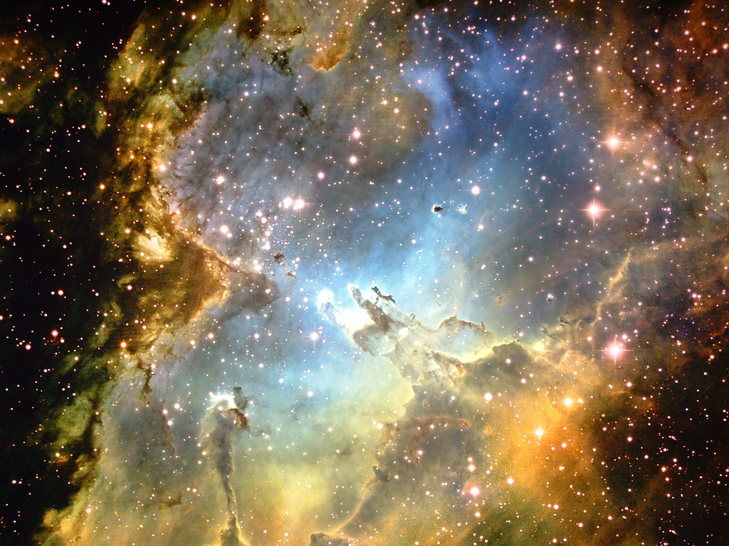 Eagle Nebula Shot with the Hubble telescope thanks to a … Flickr