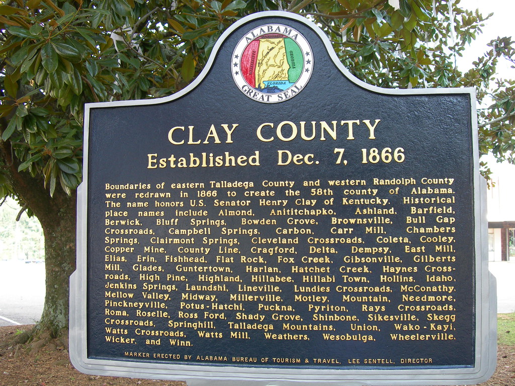 Clay County Historic Marker Ashland, Alabama Jimmy Emerson, DVM