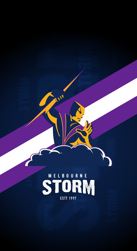 Melbourne Storm iPhone X Lock Screen Wallpaper a photo on Flickriver
