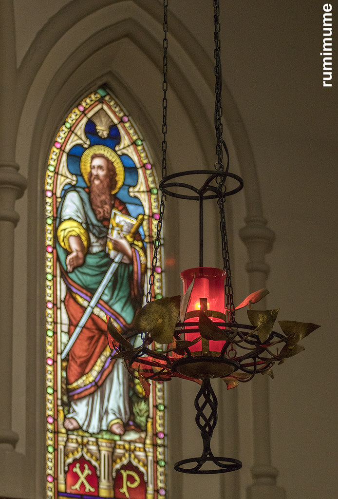 Stained Glass St. Paul's Chruch in Jarvis Ontario. We ende… Flickr