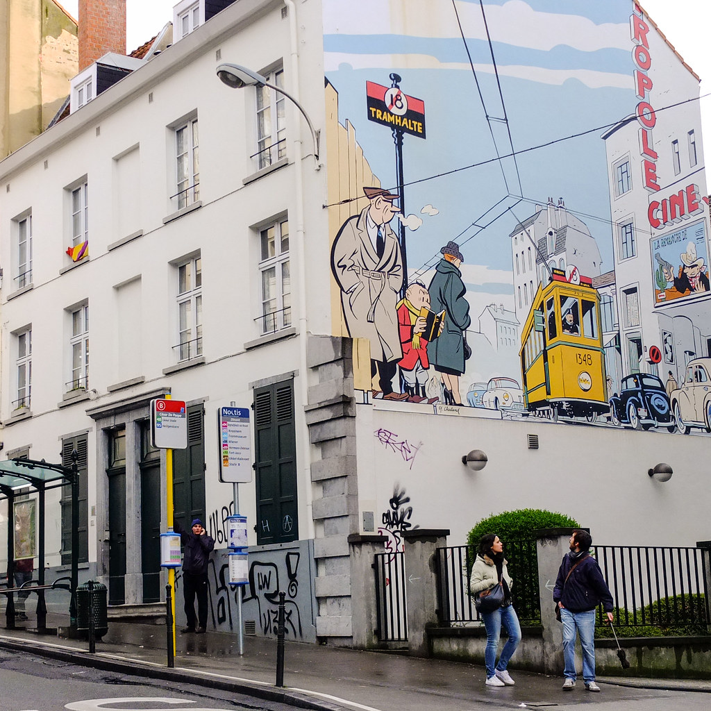 Comic Strip Mural, Brussels a photo on Flickriver