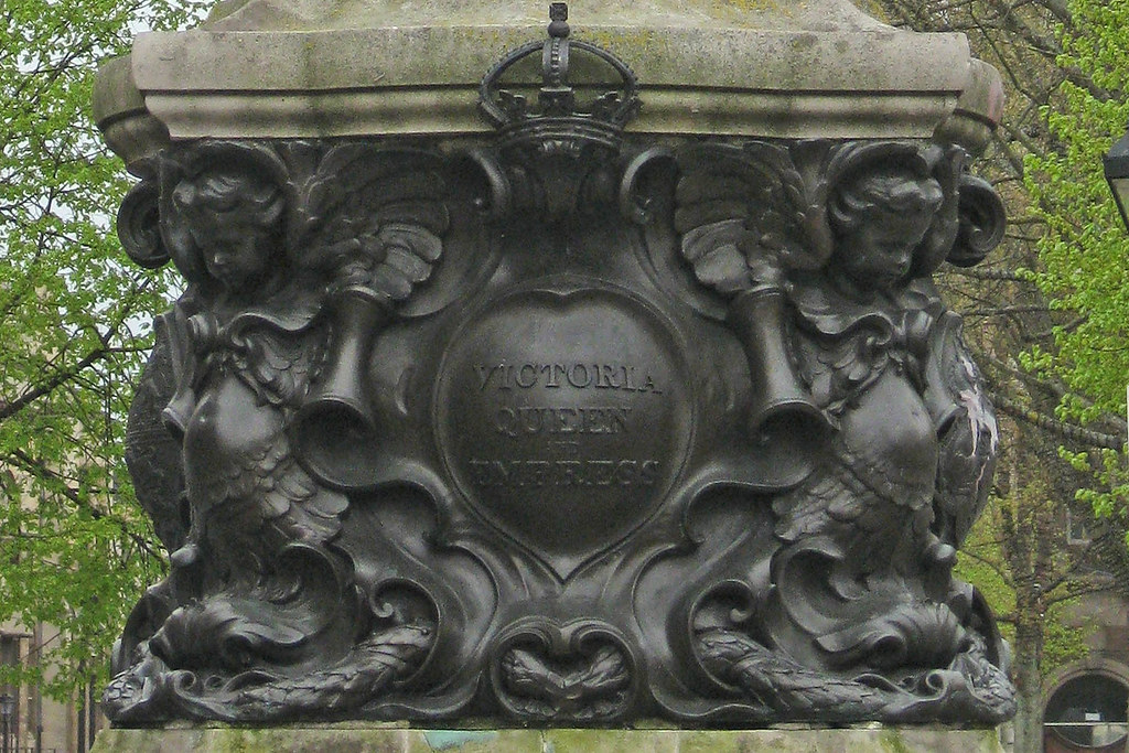 Queen Victoria, Bristol Detail of the bronze base of the s… Flickr
