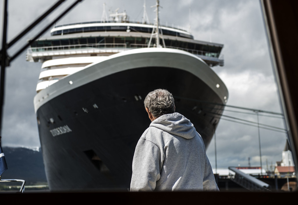 Vince About to Be Rammed Not really but those cruise ships… Flickr