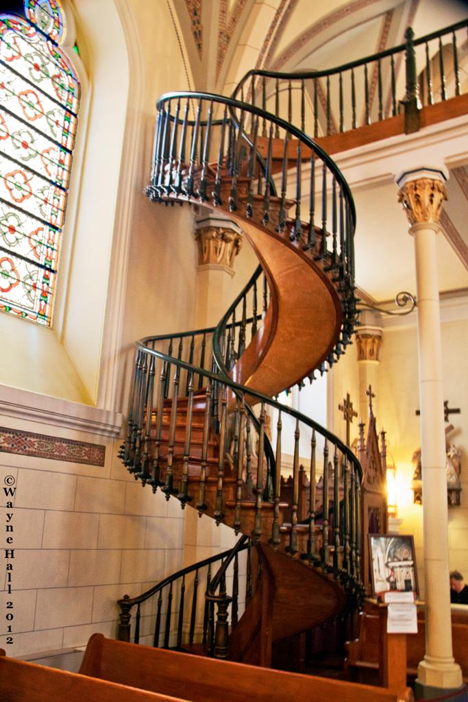 Spiral Staircase at the Laredo Chapel in Santa Fe, NM Flickr