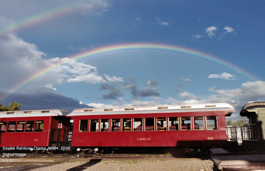 Double Rainbow, C&TS RR, Chama, NM Richard Boone Flickr