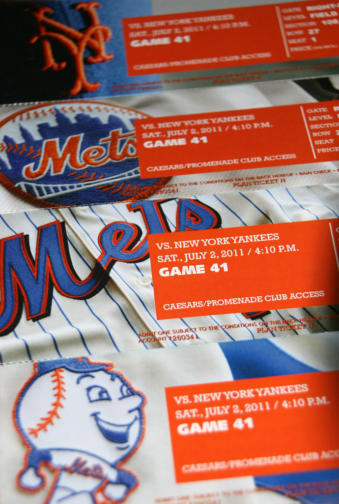 Mets Baseball Tickets IMG_2269 Tanenhaus Flickr