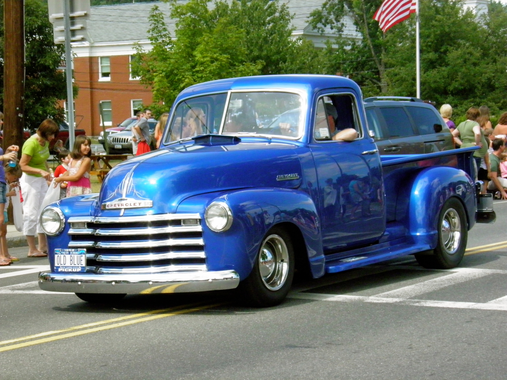 1952 Chevy Truck Old Blue Elizabethtown NY Parade Some… Flickr