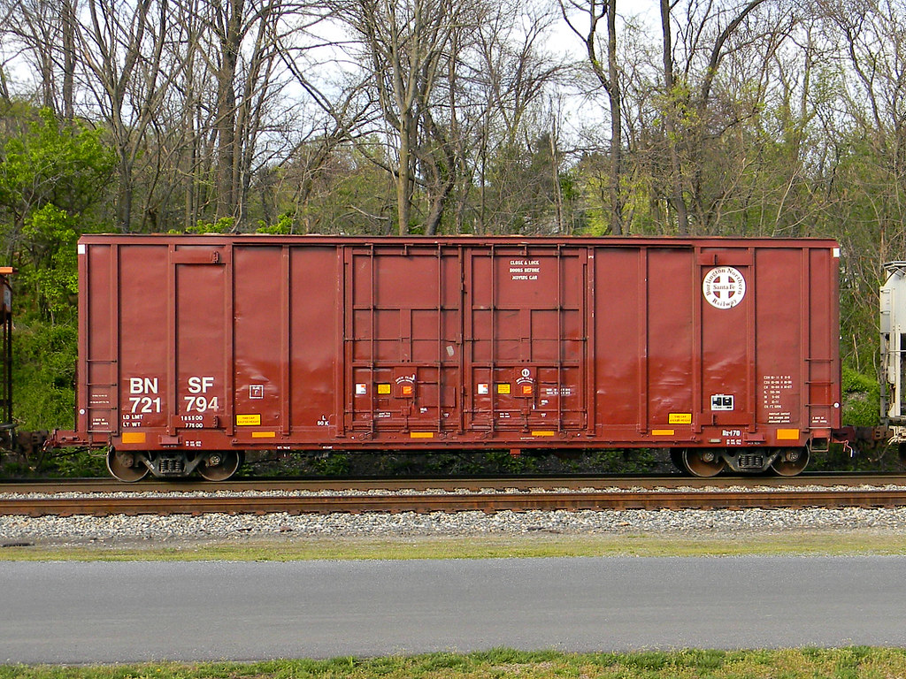 BNSF Box Car Brunswick MD Art Reid Flickr