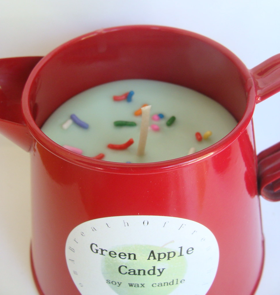 apple green candle Elizabeth Flickr
