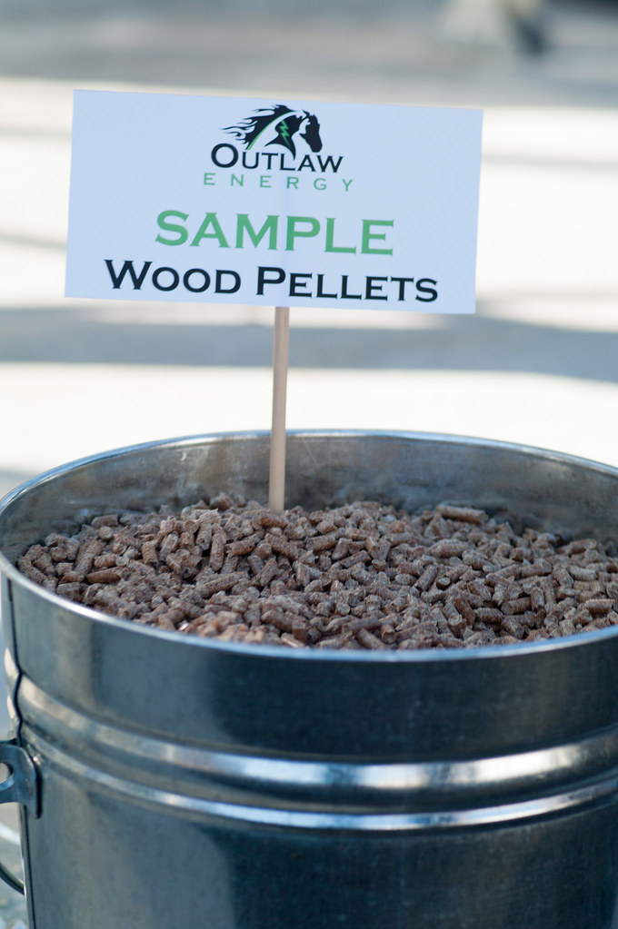 bucket o' pellets Sample wood pellets from the Sisters Hig… Flickr