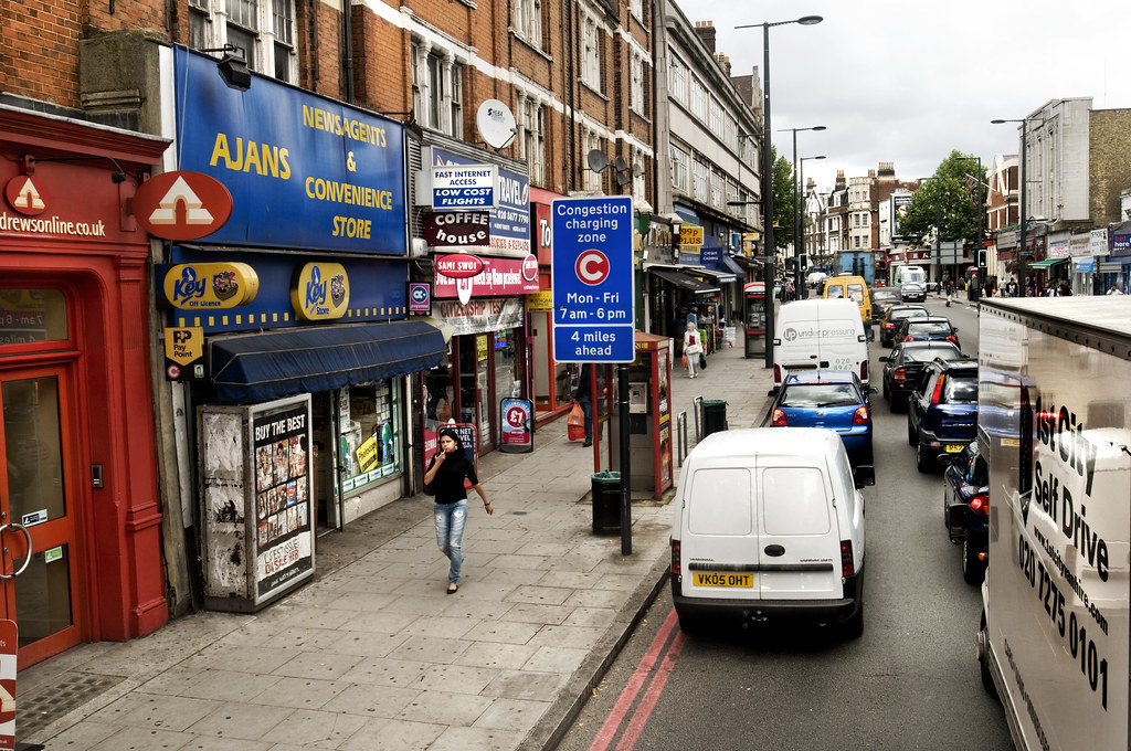 Shops On Streatham High Road London, England Curtis Gregory Perry