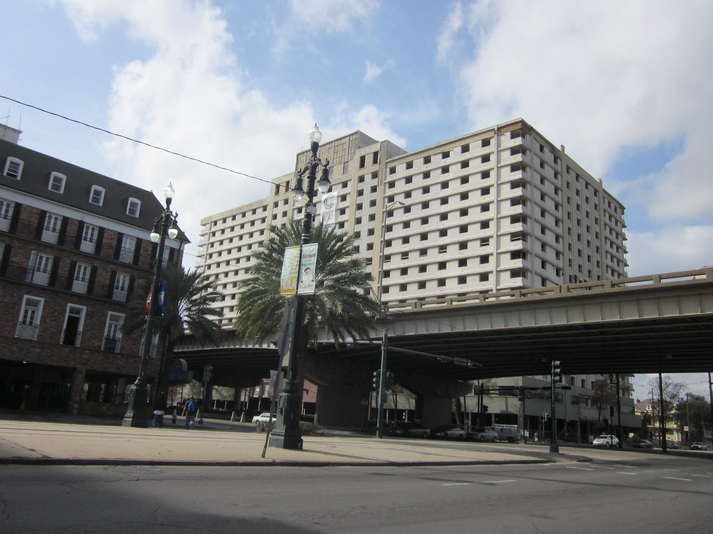 Claiborne Towers Dec 2011 From Across the Underpass Flickr