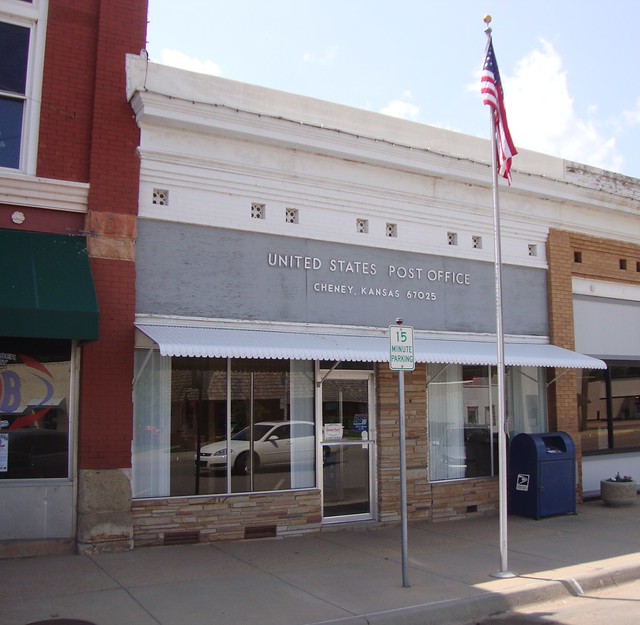 Post Office 67025 (Cheney, Kansas) a photo on Flickriver