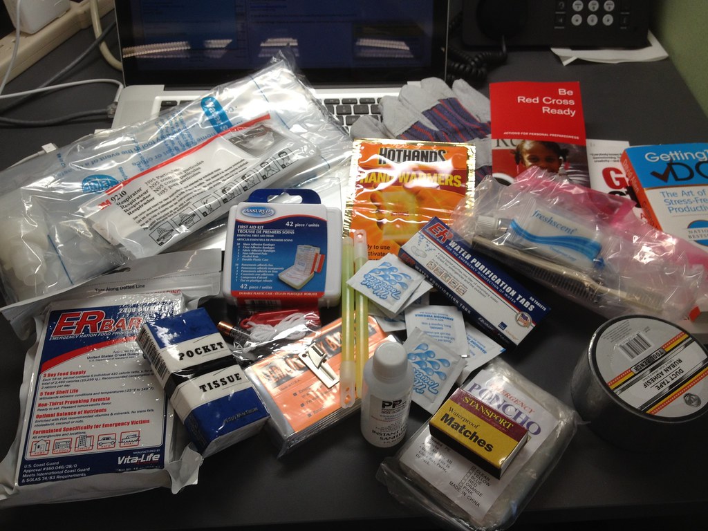 disaster kit supplies contents 1 Backpack (not shown) 1… Flickr