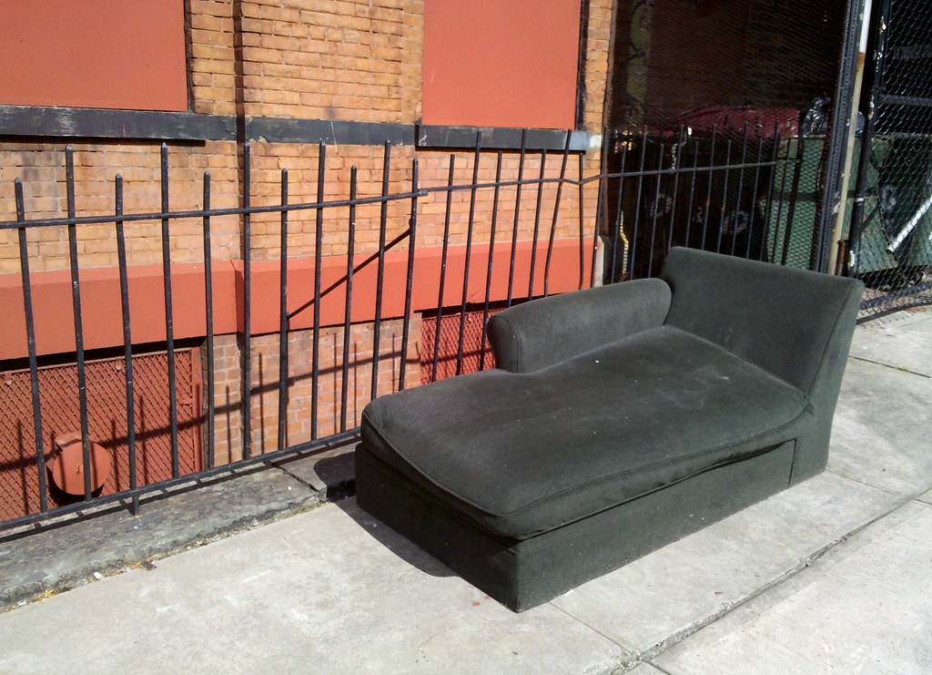 Street furniture With chaise longues (chaise lounges?) mak… Flickr