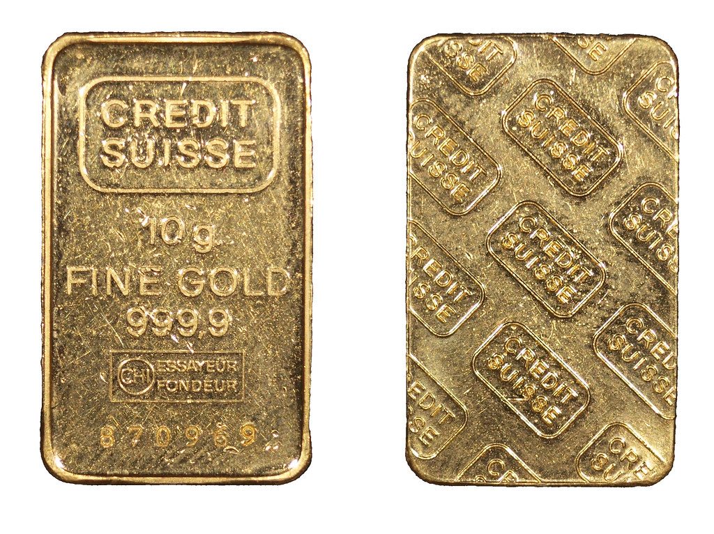 Credit Suisse 10g bar 10 gram Credit Suisse gold bullion b… Flickr