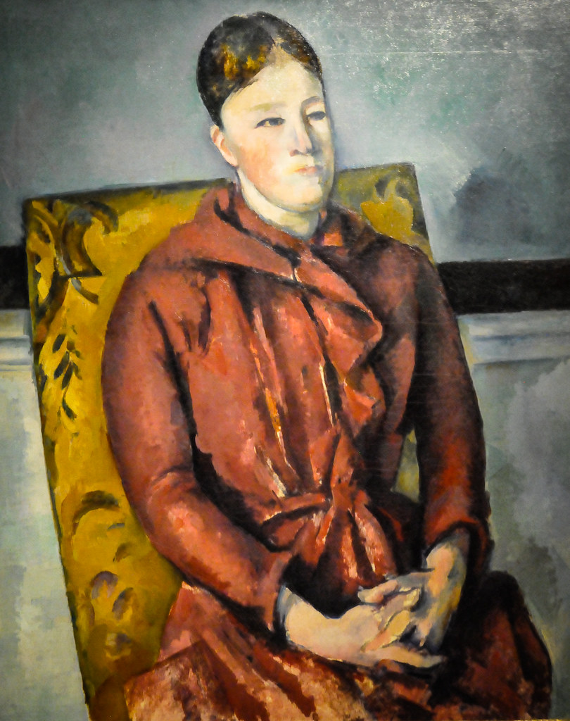 Paul Cézanne Madame Cézanne in a Yellow Chair, 1890 at A… Flickr