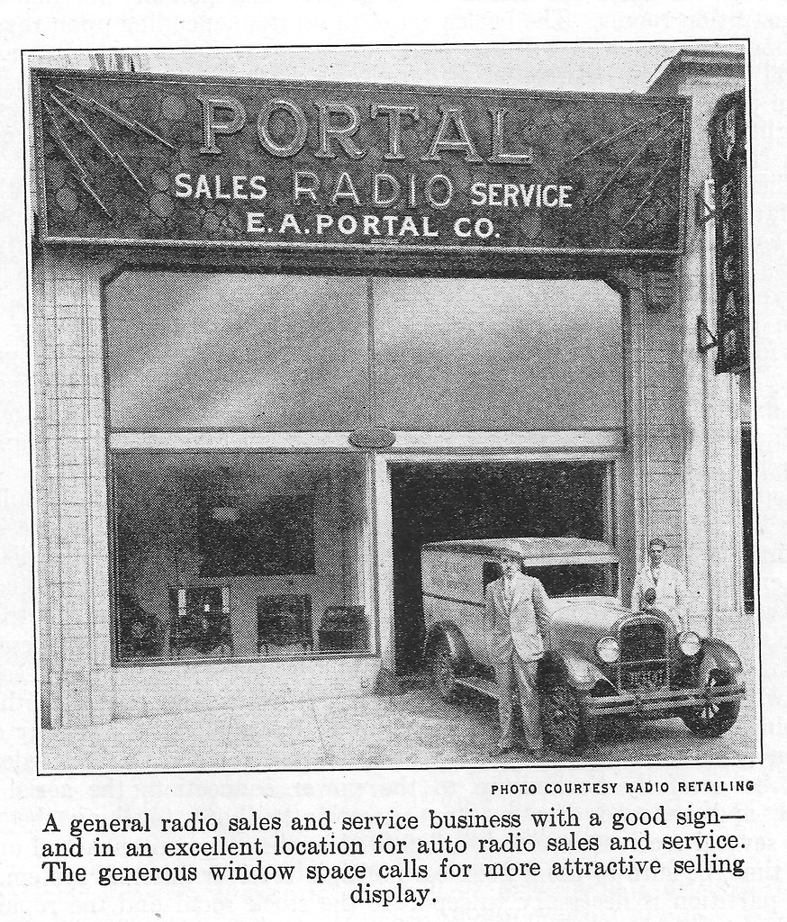 NRI Radio Merchandising 1930s radio shop Bob Andersen Flickr