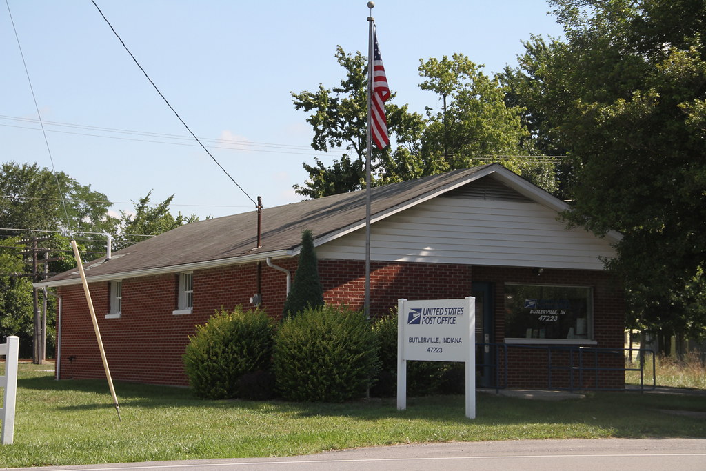 Butlerville Indiana, Post Office, 47223, Jennings County I… Flickr