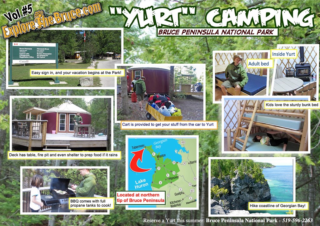 Yurt Camping Bruce Peninsula