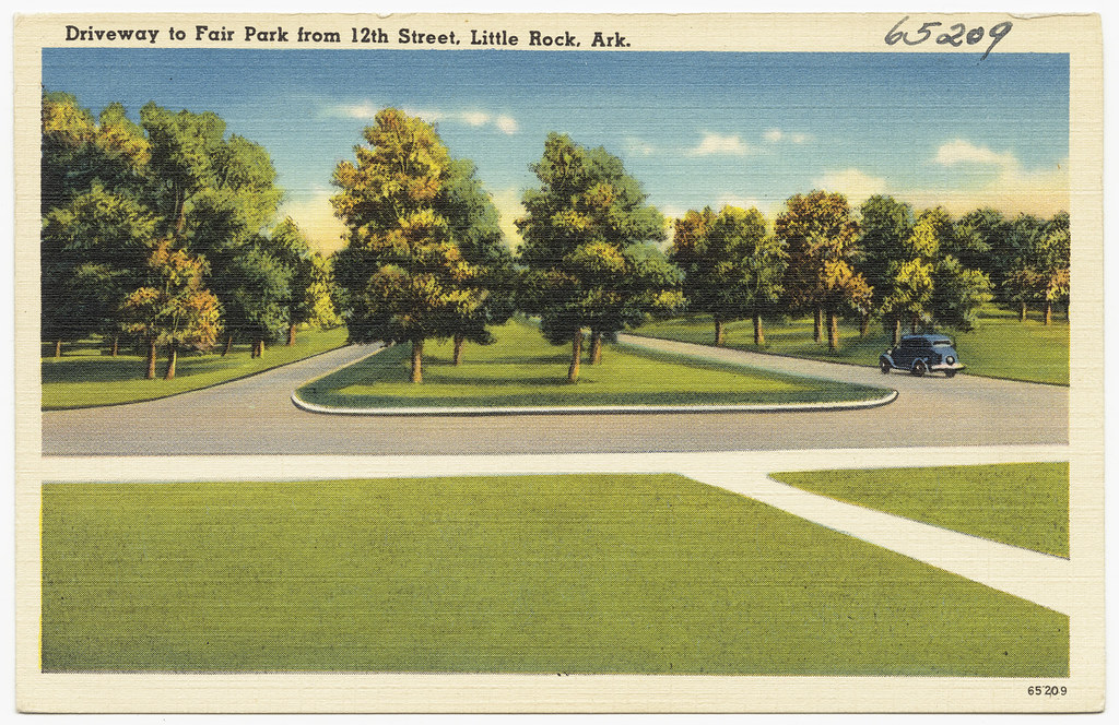 Driveway to Fair Park from 12th Street, Little Rock, Ark. Flickr