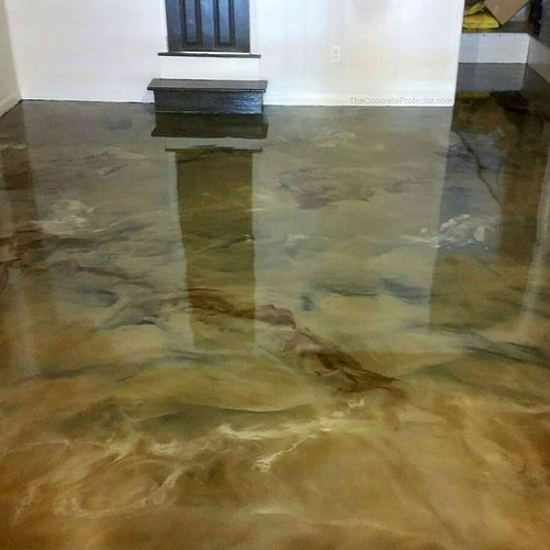 Metallic Marble Epoxy Basement Creative Concrete Coatings… Flickr
