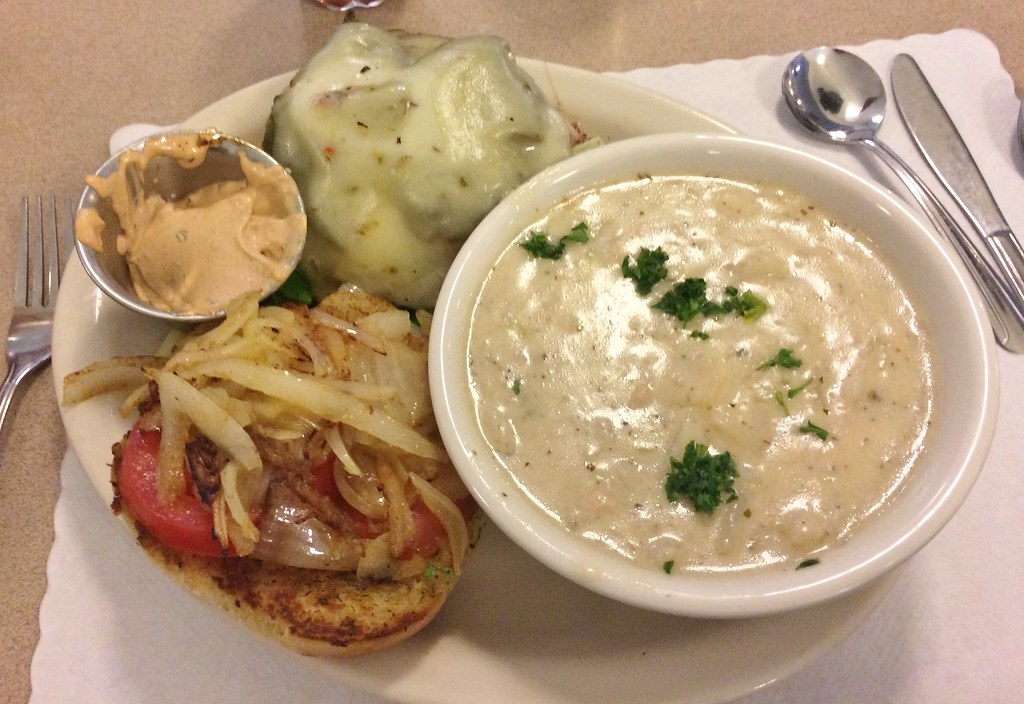 CLAM CHOWDER AND BURGER ZACHARY'S SANTA CRUZ CA. 819 Pacif… Frank Kelsey Flickr