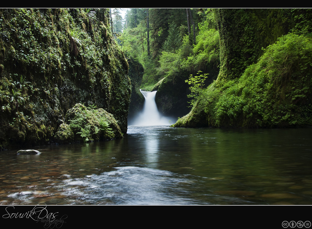 The Punchbowl Falls, Eagle Creek Trail This photograph was… Flickr