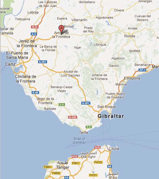 Los Arcos Spain Map mapa arcos de la frontera Google Maps Pepa Lozano Flickr